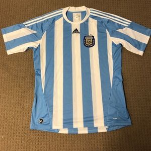 Mens Adidas Argentina Soccer Sports Jersey Size XL